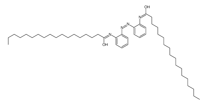 N-[2-[[2-(octadecanoylamino)phenyl]diazenyl]phenyl]octadecanamide Structure