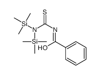 1,1-Bis(trimethylsilyl)-3-benzoyl-2-thiourea结构式