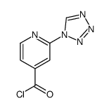 4-Pyridinecarbonyl chloride, 2-(1H-tetrazol-1-yl)- (9CI)结构式