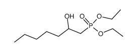 diethyl (2-hydroxyheptyl)phosphonate结构式