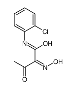 N-(2-CHLORO-PHENYL)-2-HYDROXYIMINO-3-OXO-BUTYRAMIDE结构式