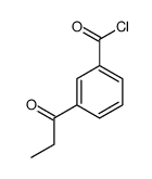 Benzoyl chloride, 3-(1-oxopropyl)- (9CI)结构式