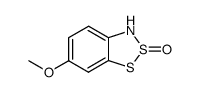 6-methoxy-3H-benzo[d][1,2,3]dithiazole 2-oxide结构式