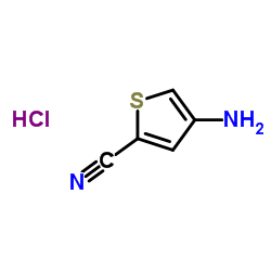 4-Amino-2-thiophenecarbonitrile hydrochloride (1:1)结构式