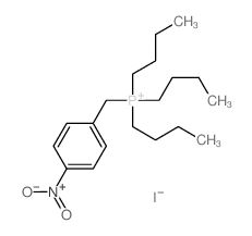 Phosphonium, tributyl[ (4-nitrophenyl)methyl]-, iodide结构式