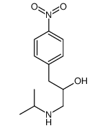 1-(Isopropylamino)-3-(p-nitrophenyl)-2-propanol Structure