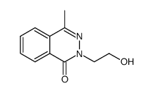4-methyl-2-(2-hydroxyethyl)phthalazin-1-one结构式