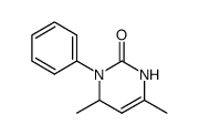 1-oxo-1-phenyl-4,6-dimethyl-1,2,3,6-tetrahydropyrimidine结构式