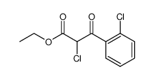 ethyl 2-chloro-3-(2-chlorophenyl)-3-oxopropanoate结构式