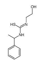 1-(2-hydroxyethyl)-3-(1-phenylethyl)thiourea结构式