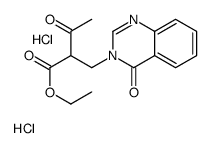 ethyl 3-oxo-2-[(4-oxoquinazolin-3-yl)methyl]butanoate dihydrochloride Structure