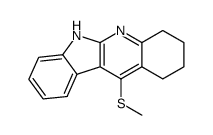 11-(methylsulfanyl)-6H-1,2,3,4-tetrahydro-(indolo[2,3-b]quinoline) Structure