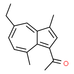 Chamazulene, 3-acetyl- (5CI)结构式