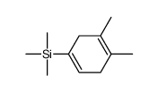 (4,5-dimethylcyclohexa-1,4-dien-1-yl)-trimethylsilane结构式