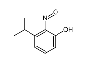 Phenol, 3-(1-methylethyl)-2-nitroso- (9CI) structure