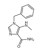 1-benzyl-5-(methylamino)-1H-imidazole-4-carboxamide结构式