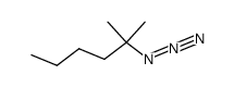 2-azido-2-methylhexane结构式