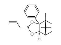 (1R,2S,3R,4S)-2,3-O-(allylboryl)-2-phenyl-1,7,7-trimethylbornanediol结构式