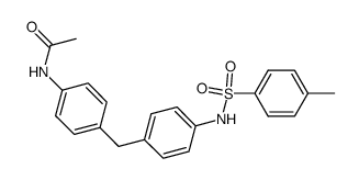 N-acetyl-N'-tosyl-4,4'-diamino-diphenylmethane结构式