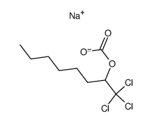 sodium 1,1,1-trichloro-2-octyl carbonate结构式
