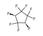 1,1,2,2,3,4,4,5-Octafluorocyclopentane structure