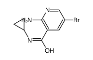 3-Pyridinecarboxamide,2-amino-5-bromo-N-cyclopropyl-(9CI) structure