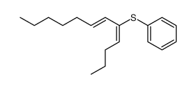 (E)-1-butylidene-2-heptenyl phenyl sulfide结构式