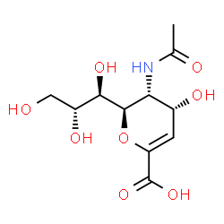 2,3-dehydro-4-epi-N-acetylneuraminic acid结构式