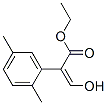 Benzeneacetic acid, alpha-(hydroxymethylene)-2,5-dimethyl-, ethyl ester (9CI)结构式