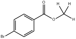 Methyl-d3 bromophenyl-4-carboxylate结构式