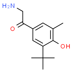 Acetophenone, 2-amino-3-tert-butyl-4-hydroxy-5-methyl- (8CI)结构式