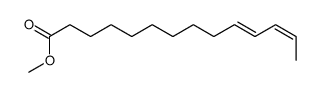 methyl tetradeca-10,12-dienoate结构式