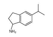 1H-Inden-1-amine,2,3-dihydro-5-(1-methylethyl)-(9CI) structure