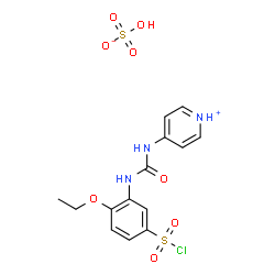 4-ETHOXY-3-(3-PYRIDIN-4-YL-UREIDO)-BENZENESULFONYL CHLORIDE HYDROGEN SULFATE picture