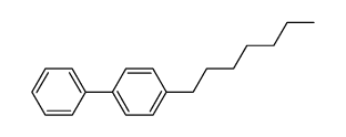 4-n-heptylbiphenyl Structure