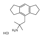 s-Indacene-4-ethanamine, 1,2,3,5,6,7-hexahydro-alpha,alpha-dimethyl-,hydrochloride结构式