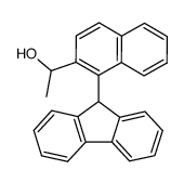 9-<2-(1-hydroxyethyl)-1-naphthyl>fluorene结构式