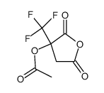 α-acetyl-α-trifluoromethylsuccinic anhydride结构式