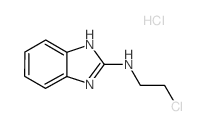 n-(2-氯乙基)-(9ci)-1H-苯并咪唑-2-胺结构式