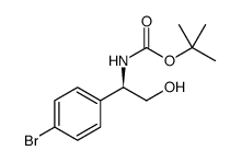 (R)-(1-(4-溴苯基)-2-羟乙基)氨基甲酸叔丁酯图片