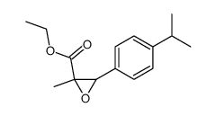 2,3-epoxy-3-(4-isopropyl-phenyl)-2-methyl-propionic acid ethyl ester Structure