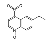 6-ethyl-4-nitro-1-oxidoquinolin-1-ium Structure