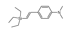 (E)-dimethyl[4-(2-triethylsilanylvinyl)phenyl]amine Structure
