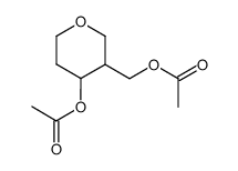 4-Acetoxy-3-acetoxymethyl-tetrahydro-pyran结构式