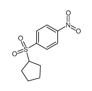 Cyclopentyl-(4-nitrophenyl)-sulfon结构式