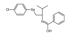 N-[(2S)-1-(4-chlorophenyl)selanyl-3-methylbutan-2-yl]benzamide Structure