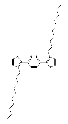 3,6-bis(3-decylthiophen-2-yl)pyridazine结构式