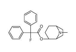 [(1R,2S,5S)-8-methyl-8-azabicyclo[3.2.1]oct-2-yl] 2-fluoro-2,2-dipheny l-acetate structure