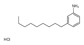 3-nonylaniline,hydrochloride结构式