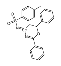 N-[2,6-Diphenyl-5,6-dihydro-4λ4-[1,4,3]oxaselenazin-(4Z)-ylidene]-4-methyl-benzenesulfonamide Structure